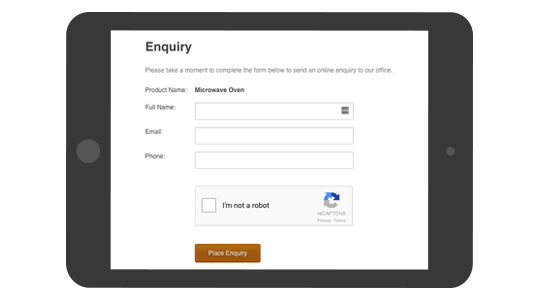 Enquiry Forms with Mintox
