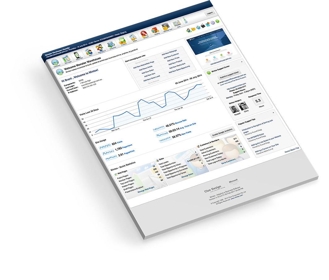 Mintox - Adaptive e-business software